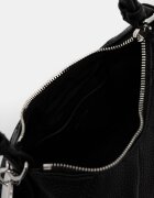 CALVIN KLEIN чанта тип хобо дамска от имитация на кожа черна LV04F3554G