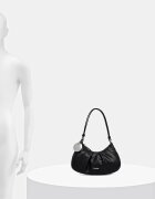 CALVIN KLEIN чанта тип хобо дамска от имитация на кожа черна LV04F3554G