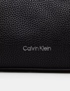 CALVIN KLEIN чанта тип хобо дамска от имитация на кожа черна LV04F3892G