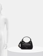 CALVIN KLEIN чанта тип хобо дамска от имитация на кожа черна LV04F3892G
