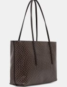 CALVIN KLEIN чанта tote дамска от имитация на кожа кафява LV04F3266G
