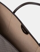 CALVIN KLEIN чанта tote дамска от имитация на кожа кафява LV04F3266G