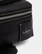 CALVIN KLEIN чанта за кръста мъжка от имитация на кожа черна LV04D3427G