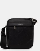 CALVIN KLEIN чанта за рамо мъжка от имитация на кожа черна LV04D3331G