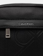 CALVIN KLEIN чанта за рамо мъжка от имитация на кожа черна LV04D3331G