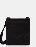 CALVIN KLEIN Чанта за рамо мъжка от имитация на кожа черна LV04D3344G