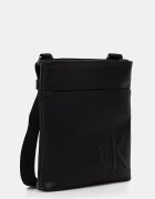 CALVIN KLEIN Чанта за рамо мъжка от имитация на кожа черна LV04D3344G