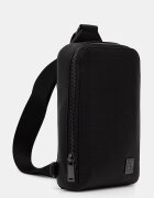 CALVIN KLEIN чанта за врата мъжка от имитация на кожа черна LV04D3292G