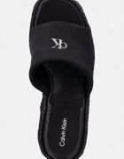 CALVIN KLEIN чехли дамски WEDGE ESPAD 70 CANVAS MG черни HW0HW03282