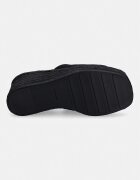 CALVIN KLEIN чехли дамски WEDGE ESPAD 70 CANVAS MG черни HW0HW03282