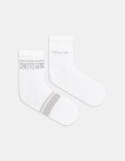 CALVIN KLEIN Чорапи дамски 2 броя бели 701238806