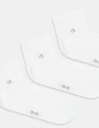 CALVIN KLEIN чорапи мъжки с памук 3 броя бели 701234209