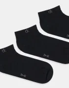 CALVIN KLEIN чорапи мъжки с памук 3 броя черни 701234366