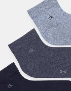 CALVIN KLEIN чорапи мъжки с памук 3 броя сини 701234209
