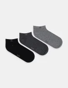 CALVIN KLEIN чорапи мъжки с памук 3 броя сиви 701234366