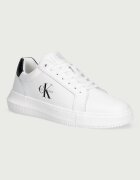 CALVIN KLEIN CHUNKY CUPSOLE MONO LTH маратонки мъжки от кожа бели YM0YM01317