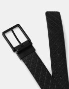 CALVIN KLEIN двустранен колан мъжки от кожа черен LV04D7063G