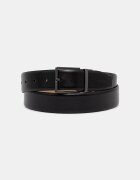 CALVIN KLEIN двустранен колан мъжки от кожа черен LV04D7147G