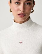 CALVIN KLEIN JEANS блуза с дълги ръкави дамска с памук сива LV047D203G