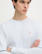 CALVIN KLEIN JEANS блуза с дълги ръкави мъжка от памук синя LV040EM217