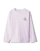 CALVIN KLEIN JEANS блуза с дълги ръкави за деца от памук виолетова LVCKTJA17U