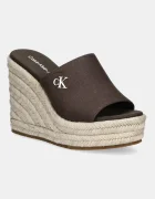 CALVIN KLEIN JEANS Чехли WEDGE ROPE SLIDE MG