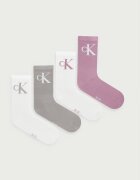 CALVIN KLEIN JEANS чорапи дамски 4 броя бели 701232678