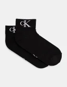 CALVIN KLEIN JEANS чорапи дамски с памук 2 броя черни 701228813