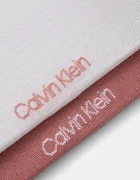 CALVIN KLEIN JEANS чорапи дамски с памук 2 броя розови 701228811