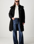 CALVIN KLEIN JEANS дълго яке дамско черно LV047H505G