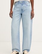 CALVIN KLEIN JEANS дънки barrel дамски сини LV047F684G