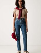 CALVIN KLEIN JEANS дънки mom fit дамски сини LV047H746G