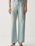 CALVIN KLEIN JEANS дънки прави дамски сини LV047G797G