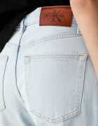 CALVIN KLEIN JEANS дънки straight дамски сини LV047F710G