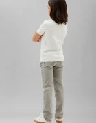 CALVIN KLEIN JEANS дънки straight за деца STRAIGHT сиви LVCKTJC18B