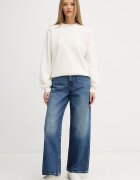 CALVIN KLEIN JEANS дънки wide leg дамски сини LV047G928G