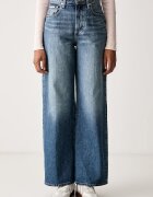 CALVIN KLEIN JEANS дънки wide leg дамски сини LV047H705G