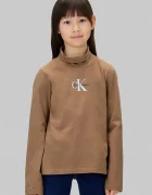 CALVIN KLEIN JEANS Детска блуза с дълъг ръкав с памук