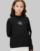 CALVIN KLEIN JEANS Детска блуза с дълъг ръкав с памук