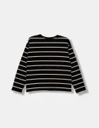 CALVIN KLEIN JEANS Детска блуза с дълги ръкави в черно IG0IG03034