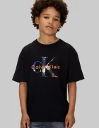 CALVIN KLEIN JEANS Детска памучна тениска