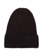 CALVIN KLEIN JEANS Детска шапка в черно с фина плетка