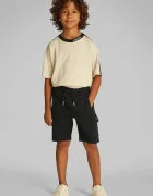 CALVIN KLEIN JEANS Детски памучен къс панталон