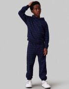 CALVIN KLEIN JEANS Детски памучен спортен панталон AOP JOGGER