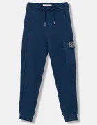 CALVIN KLEIN JEANS Детски памучен спортен панталон TERRY