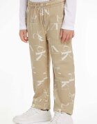 CALVIN KLEIN JEANS Детски памучен спортен панталон TERRY JOGGER