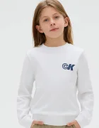 CALVIN KLEIN JEANS Детски памучен суичър