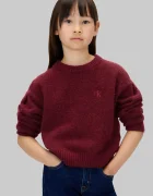 CALVIN KLEIN JEANS Детски пуловер с вълна