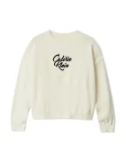 CALVIN KLEIN JEANS Детски пуловер в бежово от лека материя IG0IG03026