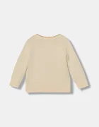 CALVIN KLEIN JEANS Детски пуловер в бежово от лека материя IN0IN00205